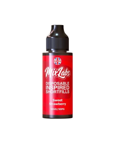 Sweet Strawberry Mix Labs disposable flavour 100ml