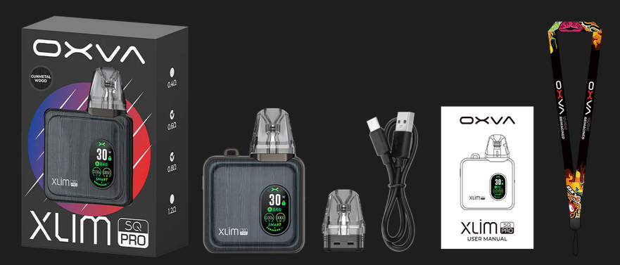 oxva xlim SQ pro whats in the box